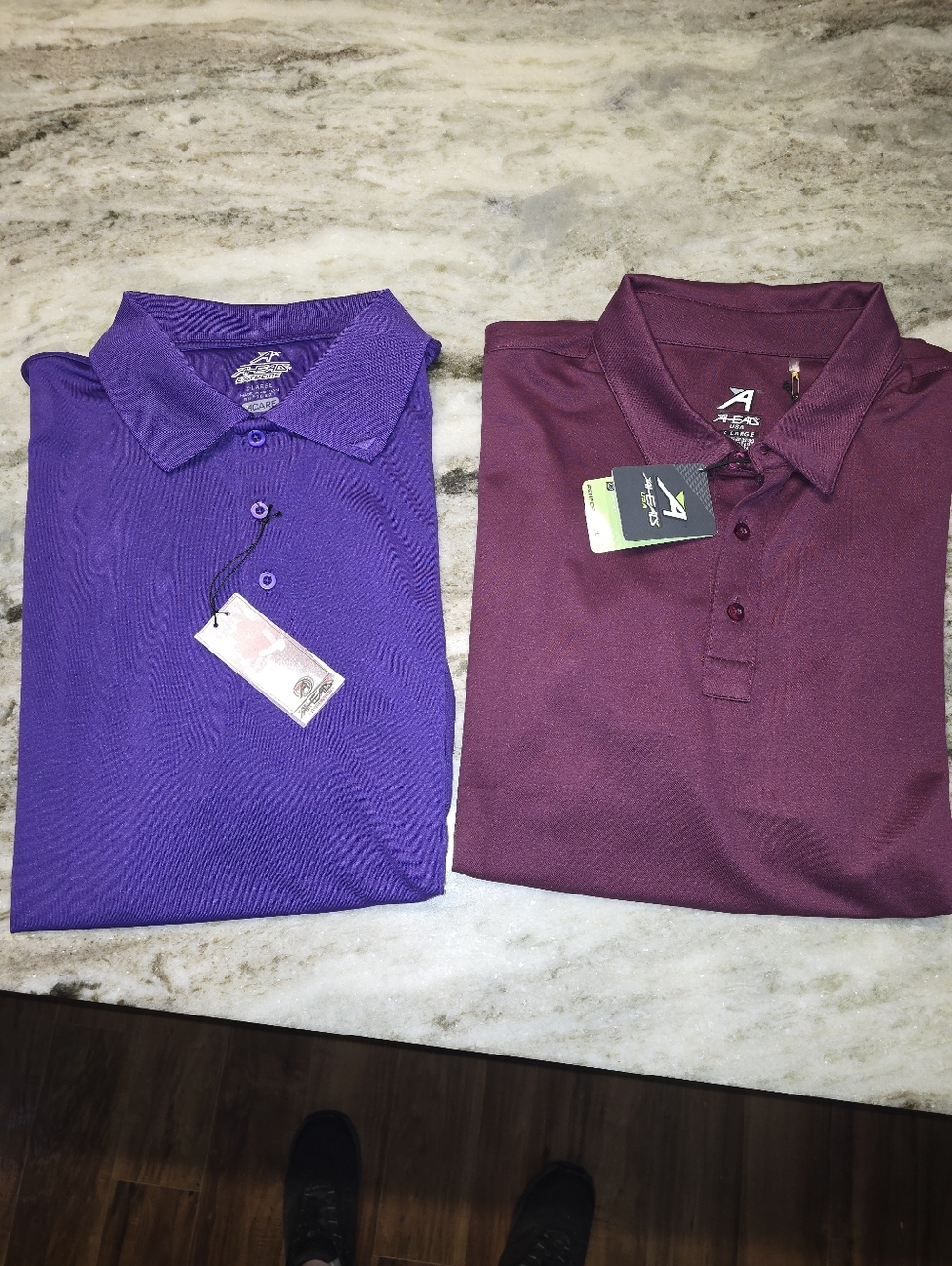 AHEAD Authentics Lot Of 2 Polos XL